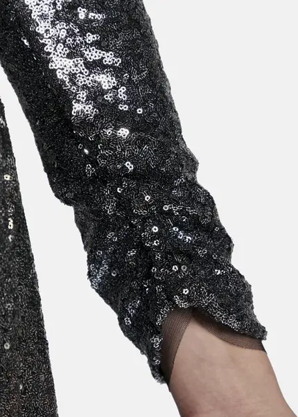 Nicowa Mini sequin wrap dress - MILOWA in SILVERarticle number NC8A22009031E-088 Letzte 2 Tage