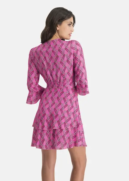 Nicowa Extravagant wrap dress - PINOWA in PINKarticle number NC7A12022044E-139 Nur für heute