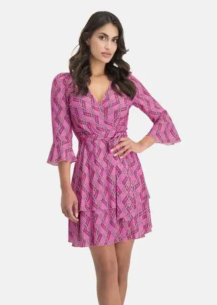 Nicowa Extravagant wrap dress - PINOWA in PINKarticle number NC7A12022044E-139 Nur für heute