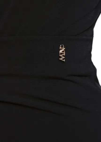 Nicowa Draped mini dress - MICIMA in BLACKarticle number NC8A22007019E-002 Vierteljährliche Förderung