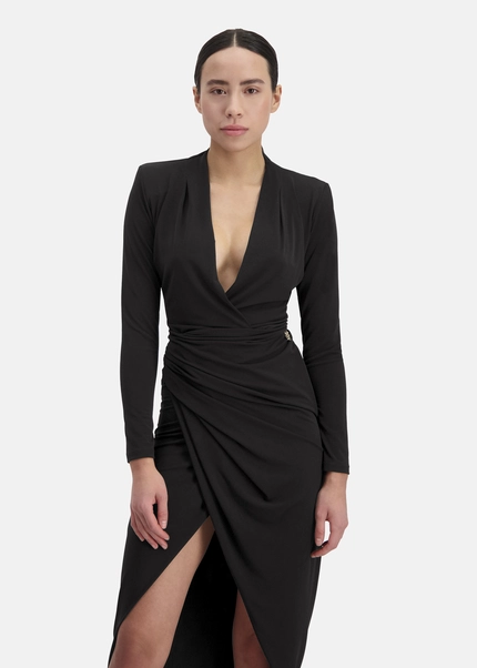 Nicowa Draped midi dress - MICIMA in BLACKarticle number NC8A12002019E-002 Bis zu 55% Rabatt
