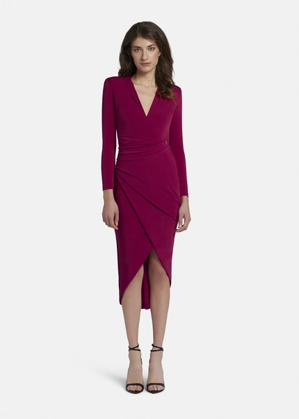 Nicowa Draped midi dress - MICIMA in dark berryarticle number NC8A22003034E-011 Nur noch ein Tag übrig