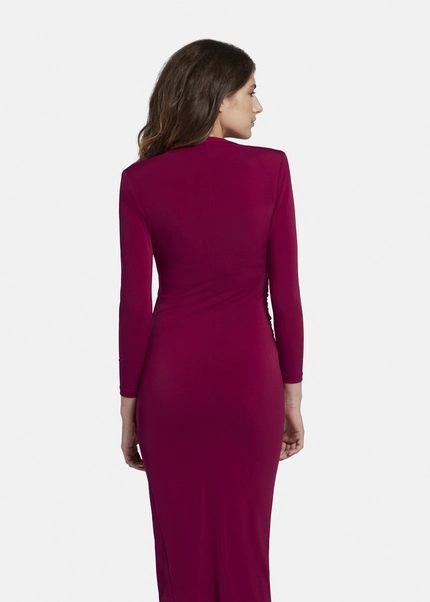Nicowa Draped midi dress - MICIMA in dark berryarticle number NC8A22003034E-011 Nur noch ein Tag übrig