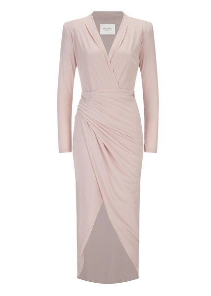 Nicowa Draped midi dress - MICIMA in ROSEarticle number NC8A12001024E-006 Riesige Rabatte