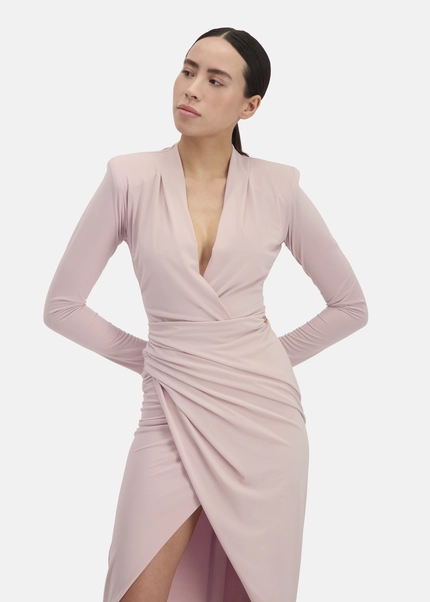 Nicowa Draped midi dress - MICIMA in ROSEarticle number NC8A12001024E-006 Riesige Rabatte