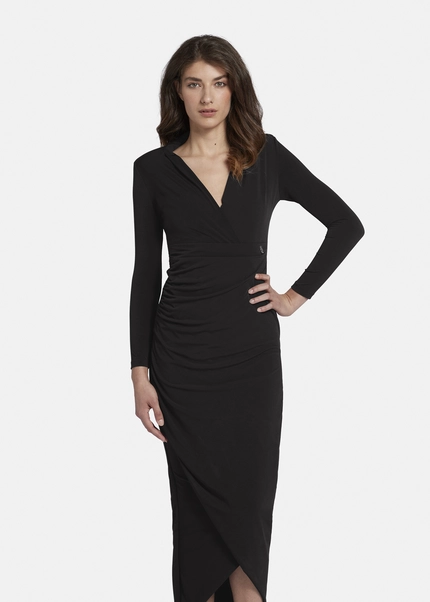 Nicowa Draped maxi dress - MICIMA in BLACKarticle number NC8A22005019E-002 Clearance-Verkauf