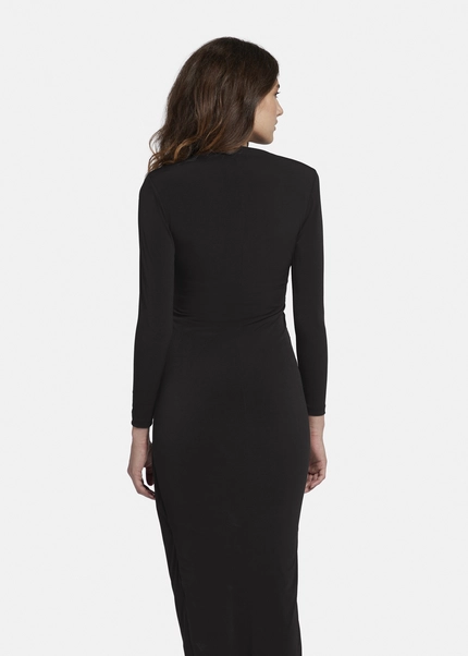 Nicowa Draped maxi dress - MICIMA in BLACKarticle number NC8A22005019E-002 Clearance-Verkauf