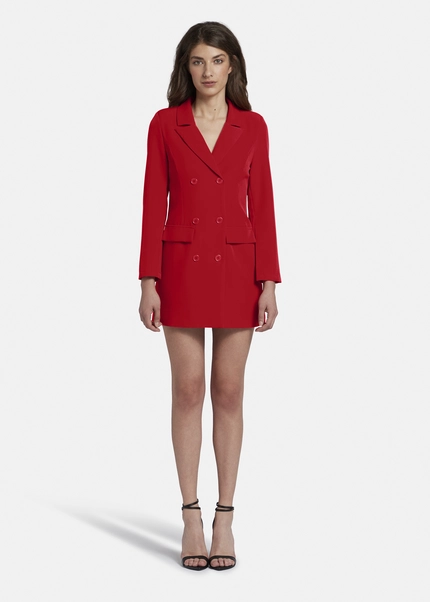 Nicowa Classic blazer dress with gold-coloured buttons - MONIWA in REDarticle number NC6A52011014E-047 Fabrikladen