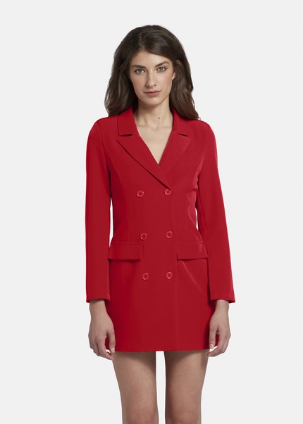 Nicowa Classic blazer dress with gold-coloured buttons - MONIWA in REDarticle number NC6A52011014E-047 Fabrikladen