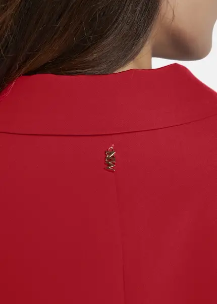 Nicowa Classic blazer dress with gold-coloured buttons - MONIWA in REDarticle number NC6A52011014E-047 Fabrikladen