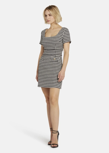 Nicowa Sheath bouclé dress VANTREA in BLACK MULTICOLORarticle number NC8A22509019E-002 Speichern exportieren