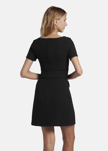 Nicowa Sheath bouclé dress VANTREA in BLACKarticle number NC8A22504019E-002 Im Verkauf