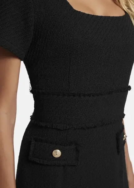 Nicowa Sheath bouclé dress VANTREA in BLACKarticle number NC8A22504019E-002 Im Verkauf