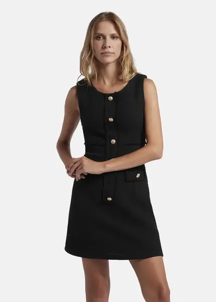 Nicowa Short bouclé dress- CHIMORA in BLACKarticle number NC7A32009019E-002 zollfrei