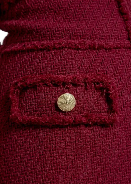Nicowa Short bouclé dress CHIMORA in dark berryarticle number NC8A22503034E-011 50% Rabatt für begrenzte Zeit
