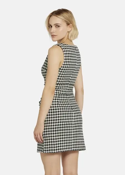 Nicowa Short bouclé dress CHIMORA in BLACK MULTICOLORarticle number NC8A22503019E-002 Rabatte dieses Monats