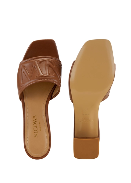Nicowa Monogram block sandal - CAPULIO NCW in Brownarticle number NC8A11503027E-151 2025