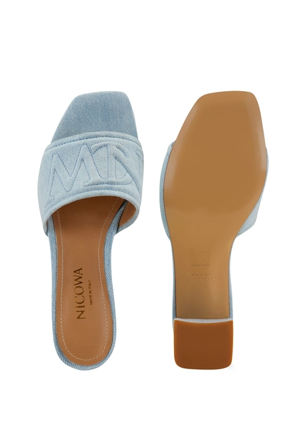 Nicowa Monogram block sandal - CAPULIO NCW in Denimarticle number NC8A11503025E-005 Online