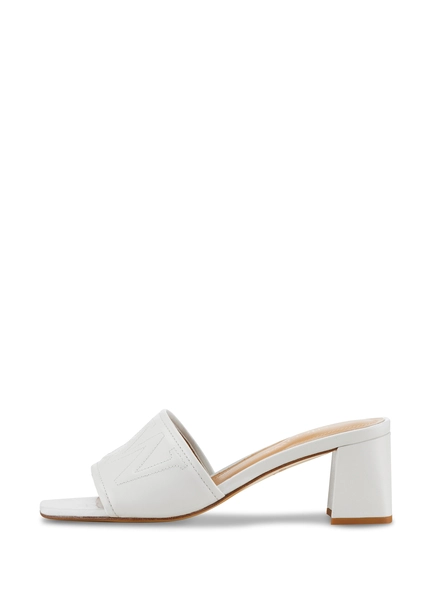 Nicowa Monogram block sandal - CAPULIO NCW in Creamarticle number NC8A11503012E-072 Auslauf