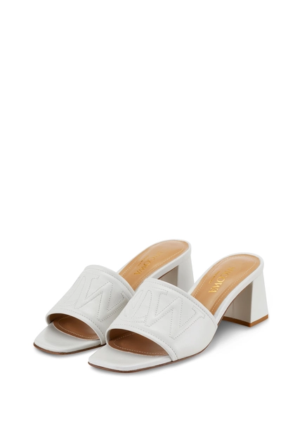 Nicowa Monogram block sandal - CAPULIO NCW in Creamarticle number NC8A11503012E-072 Auslauf