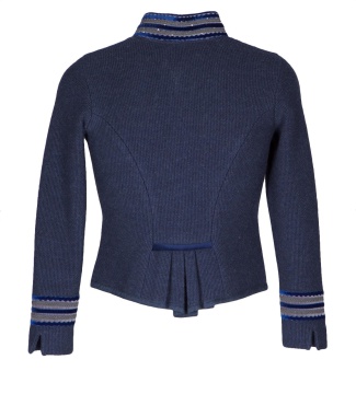 Pezzo D'oro Damen Trachtenstrickjacke in jeansblau von Litzlfelder Outlet