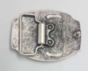 Pezzo D'oro Wechsel-Gürtelschnalle aus Altsilber mit fränkischem Wappen Meist gekauft