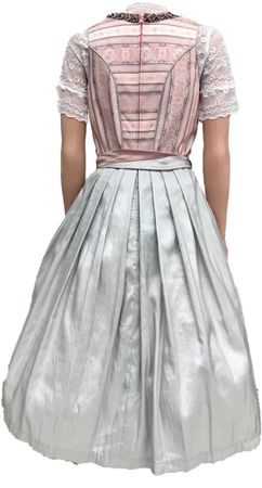 Pezzo D'oro Designer Dirndl Midi rose/silber Festtagsdirndl,Pezzo D&#039;oro Blitzverkäufe