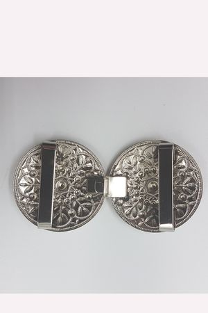 Pezzo D'oro Dirndlschließe,Schürzenschnalle in Metall,farbig coloriert,Trachtenschließe Cyber Monday