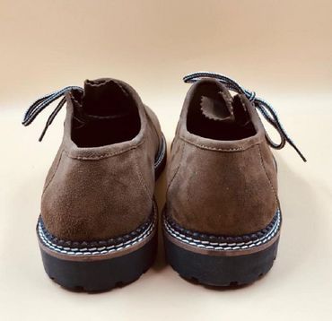 Pezzo D'oro Haferlschuh in Antik Finish braun,Schnürschuh,echt Leder, Blitzangebot