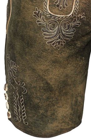 Pezzo D'oro Herren Lederhose von Hammerschmid, braun antik,softes Ziegenleder Neuheiten