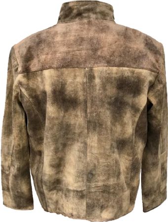 Pezzo D'oro Herrenlederjacke,Velourleder, Lammnappaleder in antik Finish, Farbe olivbraun, auch in großen Größen bis Gr 62 Tägliche Deals