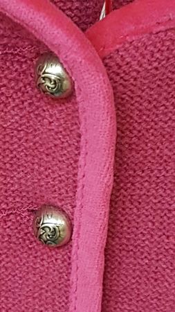 Pezzo D'oro Mädchen Trachtenjacke aus Strick in Wolle von Pezzo D&#039;oro Farbe pink Bis zu 65% Rabatt