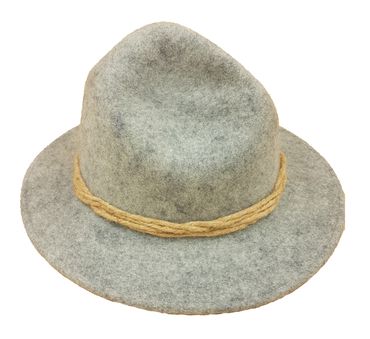 Pezzo D'oro Trachtenhut grau-meliert mit Gletscherbrille Rabatt