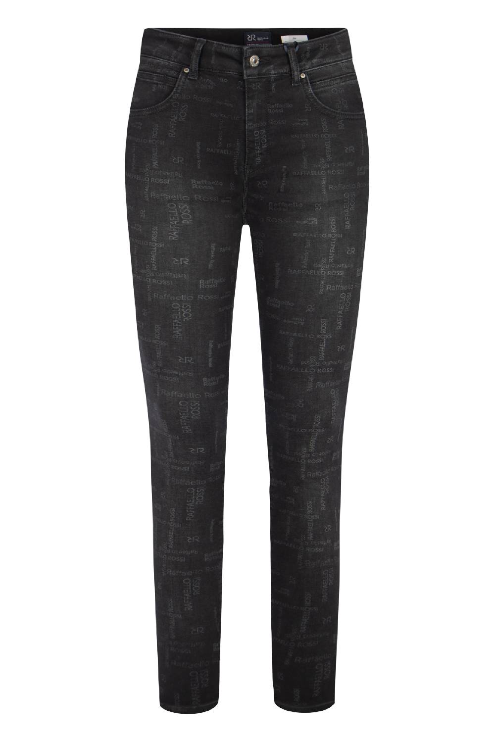 ﻿Raffaello Rossi 5-Pocket Skinny lang Mid Waist gemustert: AMAL L Letzte 3 Tage