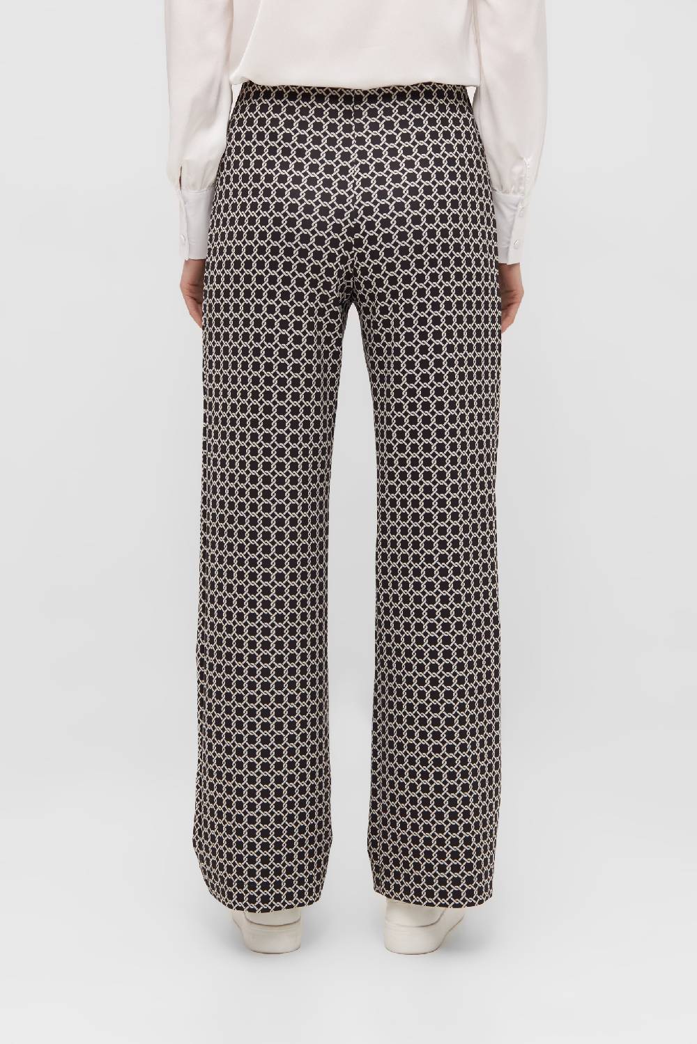 Raffaello Rossi Marlenehose Wide Leg lang Mid Waist gemustert: ELAINE Discount Store für neue Produkte