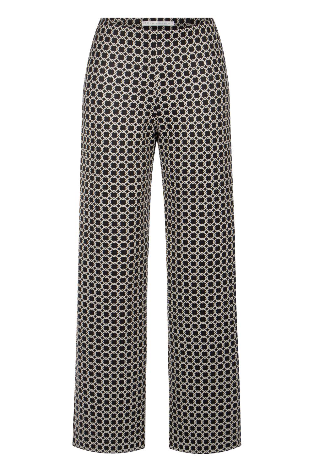 Raffaello Rossi Marlenehose Wide Leg lang Mid Waist gemustert: ELAINE Discount Store für neue Produkte