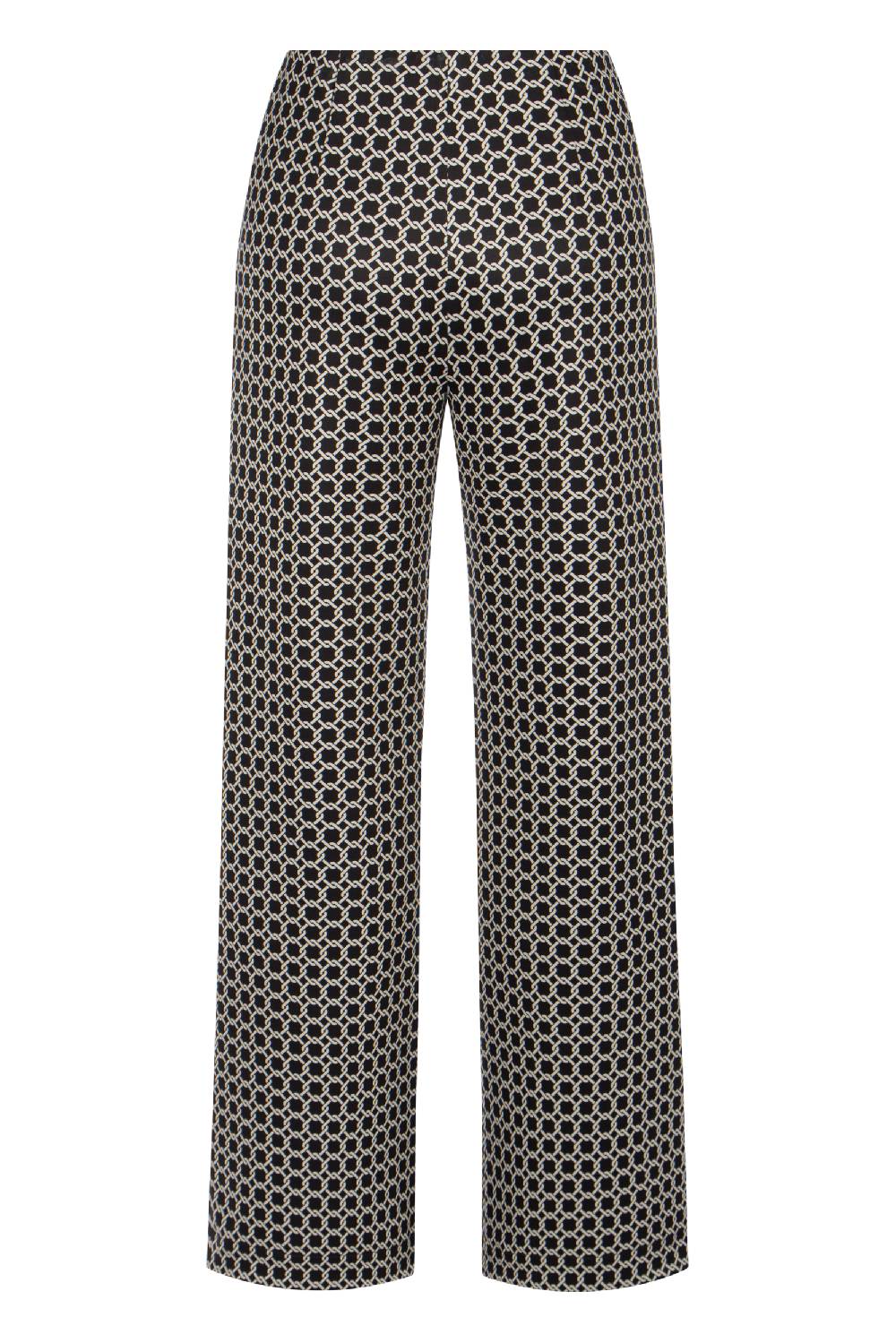 Raffaello Rossi Marlenehose Wide Leg lang Mid Waist gemustert: ELAINE Discount Store für neue Produkte