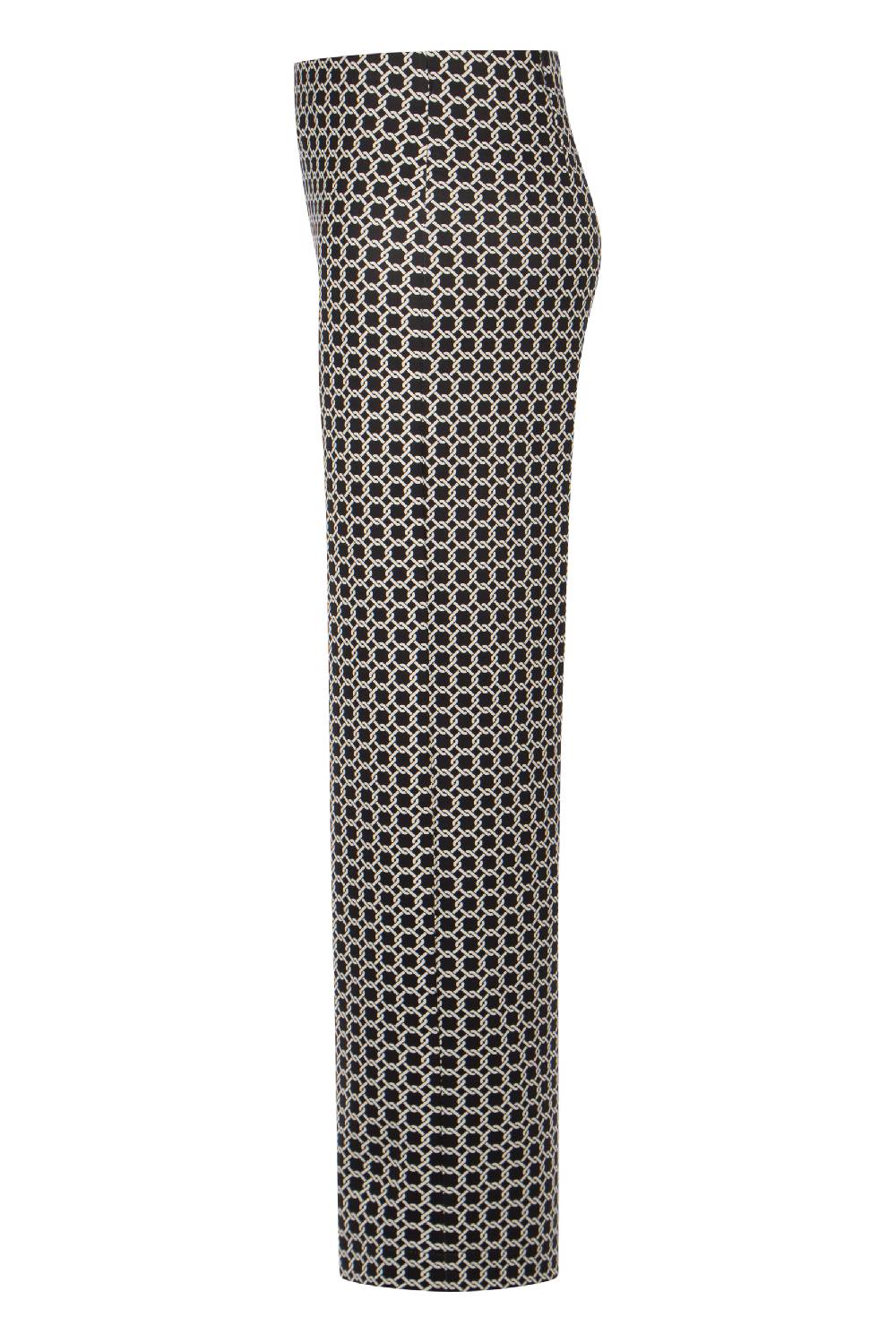 Raffaello Rossi Marlenehose Wide Leg lang Mid Waist gemustert: ELAINE Discount Store für neue Produkte