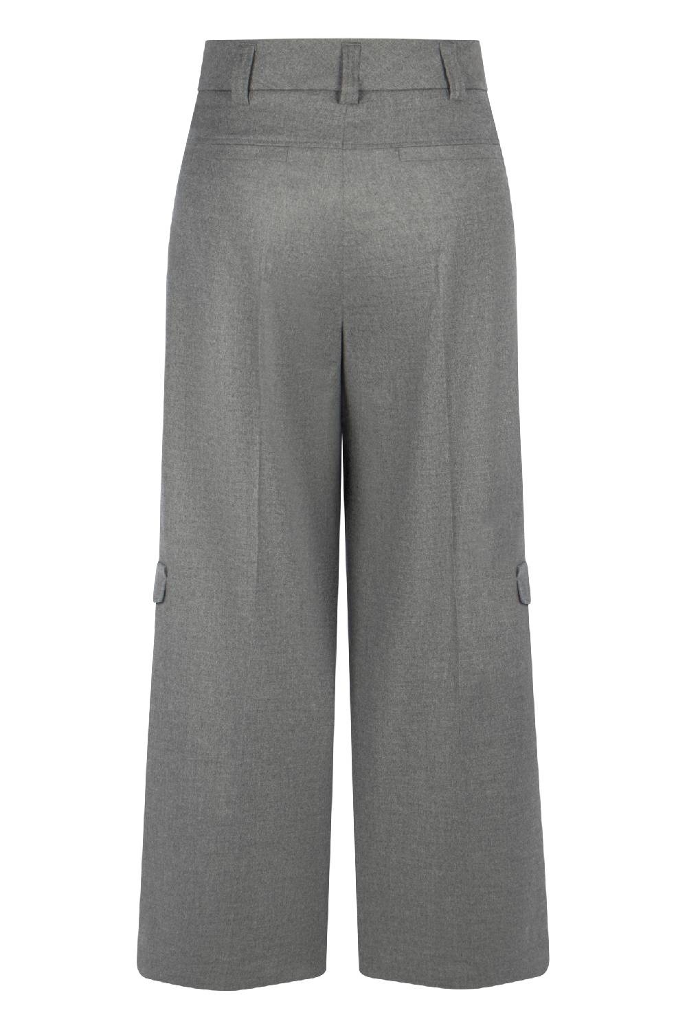 Raffaello Rossi Cargo Wide Leg lang High Waist grau: JASCHA Nur noch ein Tag übrig