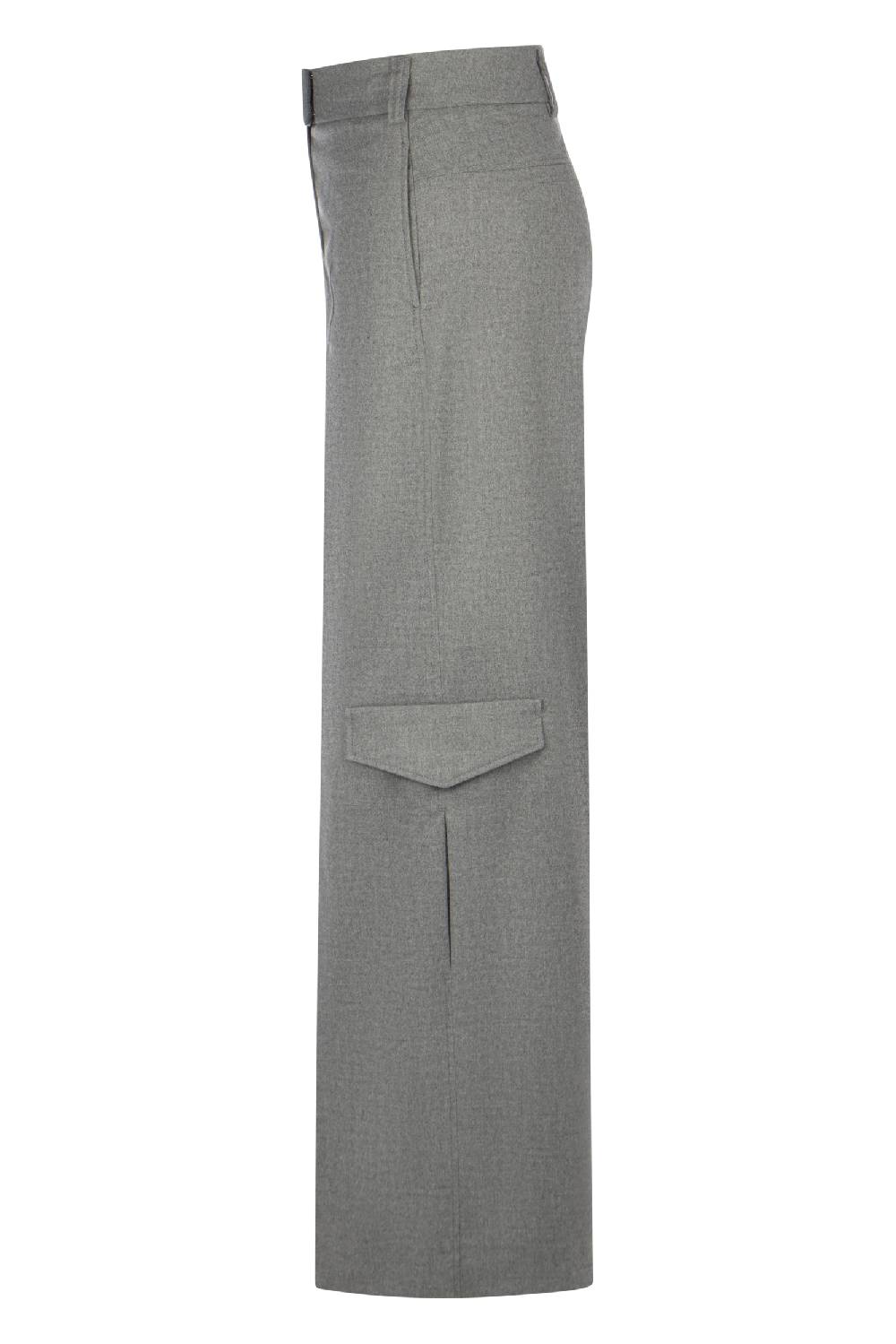 Raffaello Rossi Cargo Wide Leg lang High Waist grau: JASCHA Nur noch ein Tag übrig