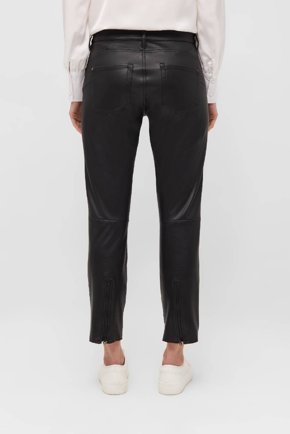 Raffaello Rossi 5-Pocket Slim verkürzt -7/8 Mid Waist schwarz: KASIA 7/8 Super Rabatt