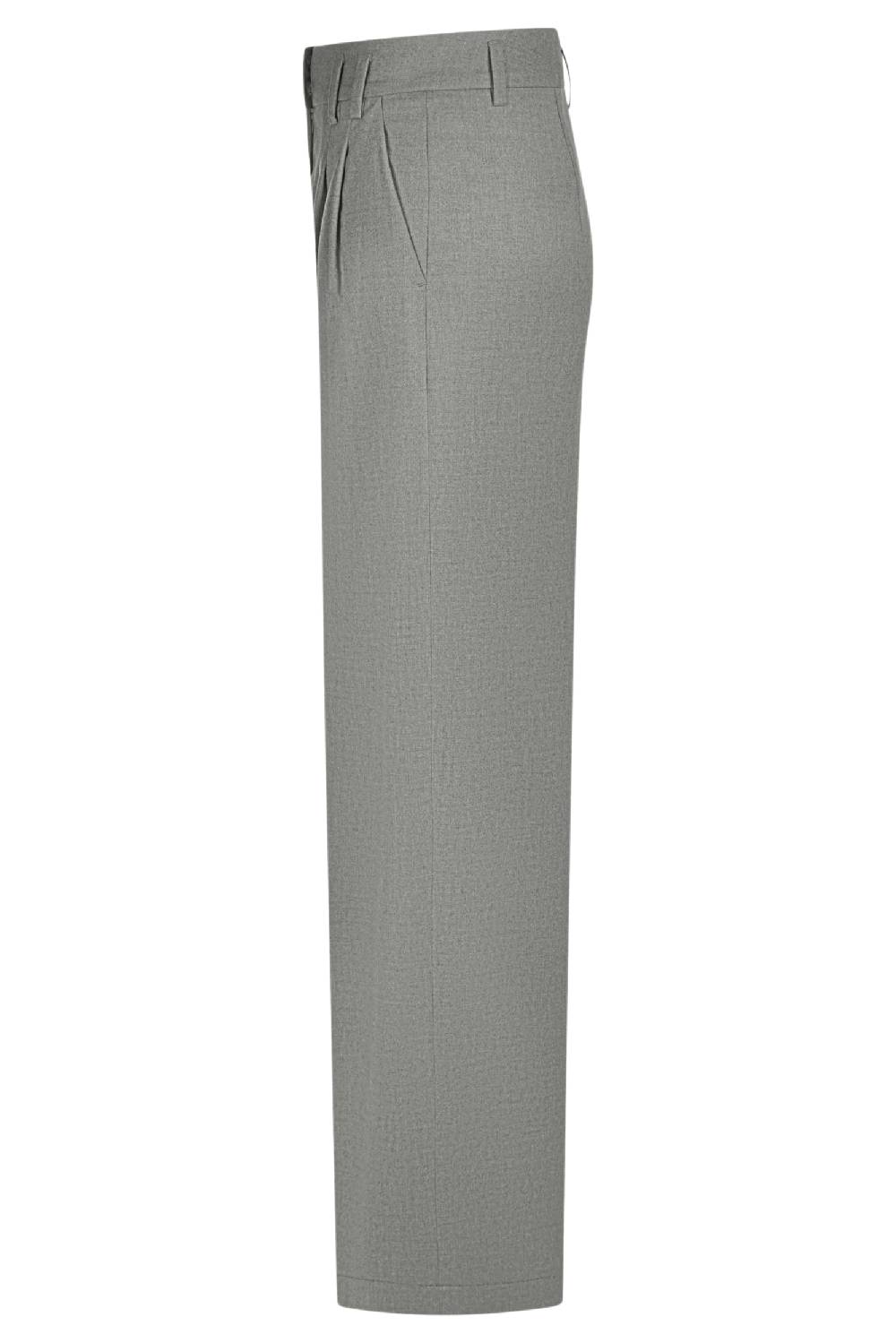 Raffaello Rossi Bundfaltenhose Wide Leg lang High Waist grau: MAYLA Fabrikladen