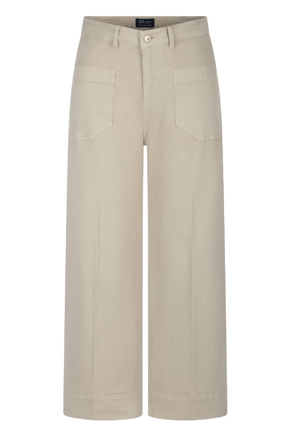Raffaello Rossi Bootcut Wide Leg verkürzt -7/8 High Waist beige: MIRU 6/8 Im Verkauf