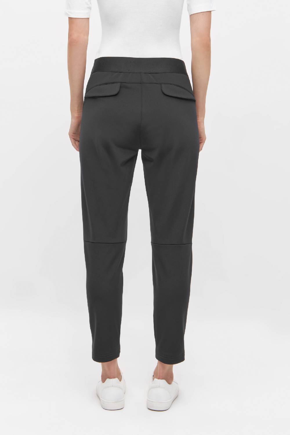 Raffaello Rossi Joggpant Relaxed verkürzt -7/8 Mid Waist schwarz: NATINA RIBBON zollfrei