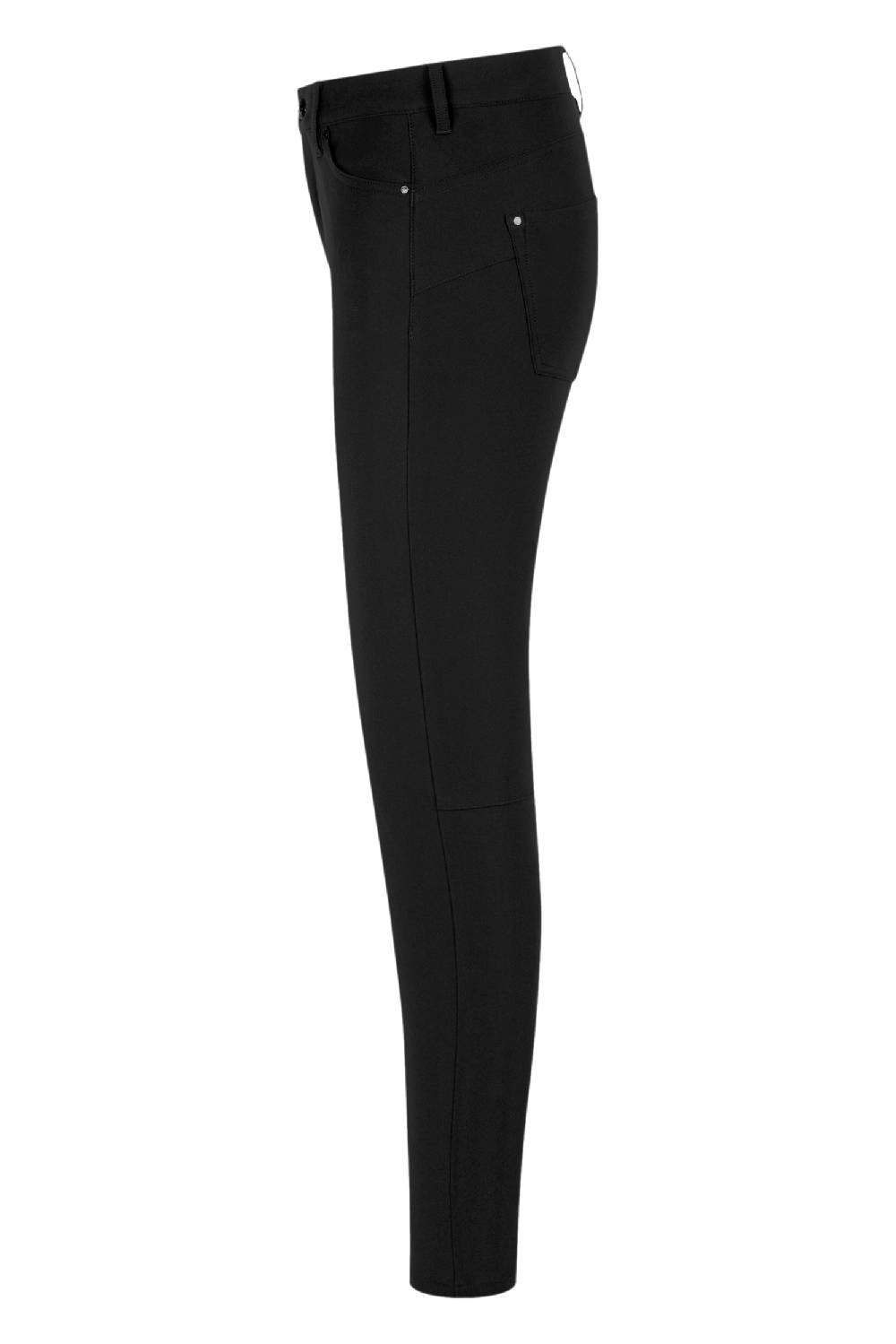 Raffaello Rossi 5-Pocket Slim lang Mid Waist schwarz: SUZY Online