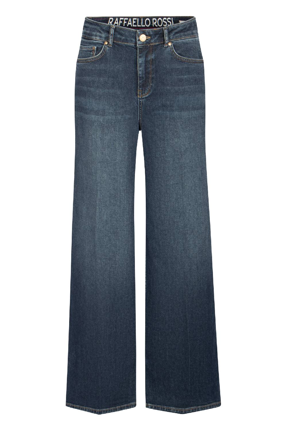 Raffaello Rossi Bootcut Wide Leg lang High Waist blau: SVENTY Auslauf