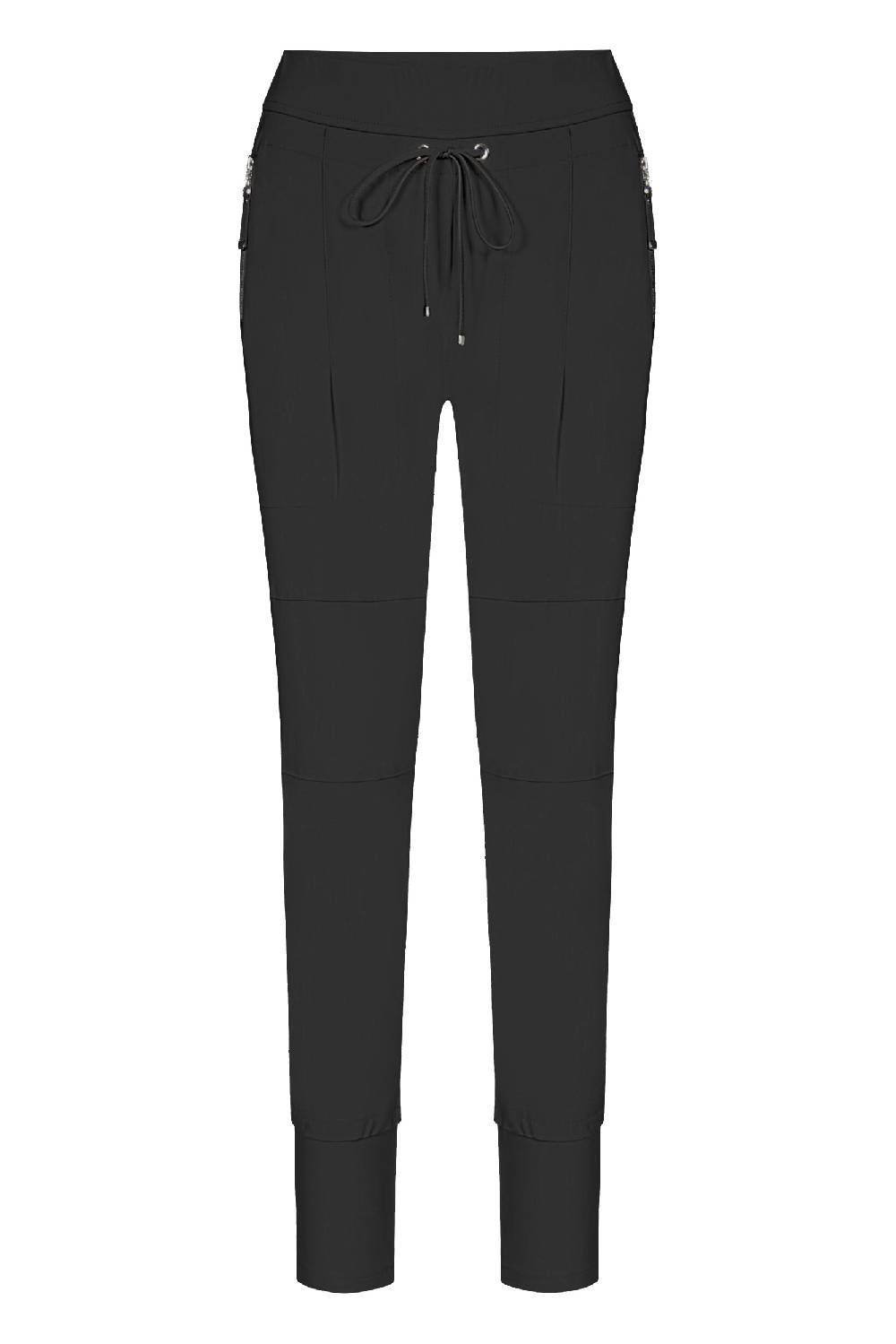 Raffaello Rossi Joggpant Relaxed lang Mid Waist schwarz: CANDY LONG Günstiger Verkauf