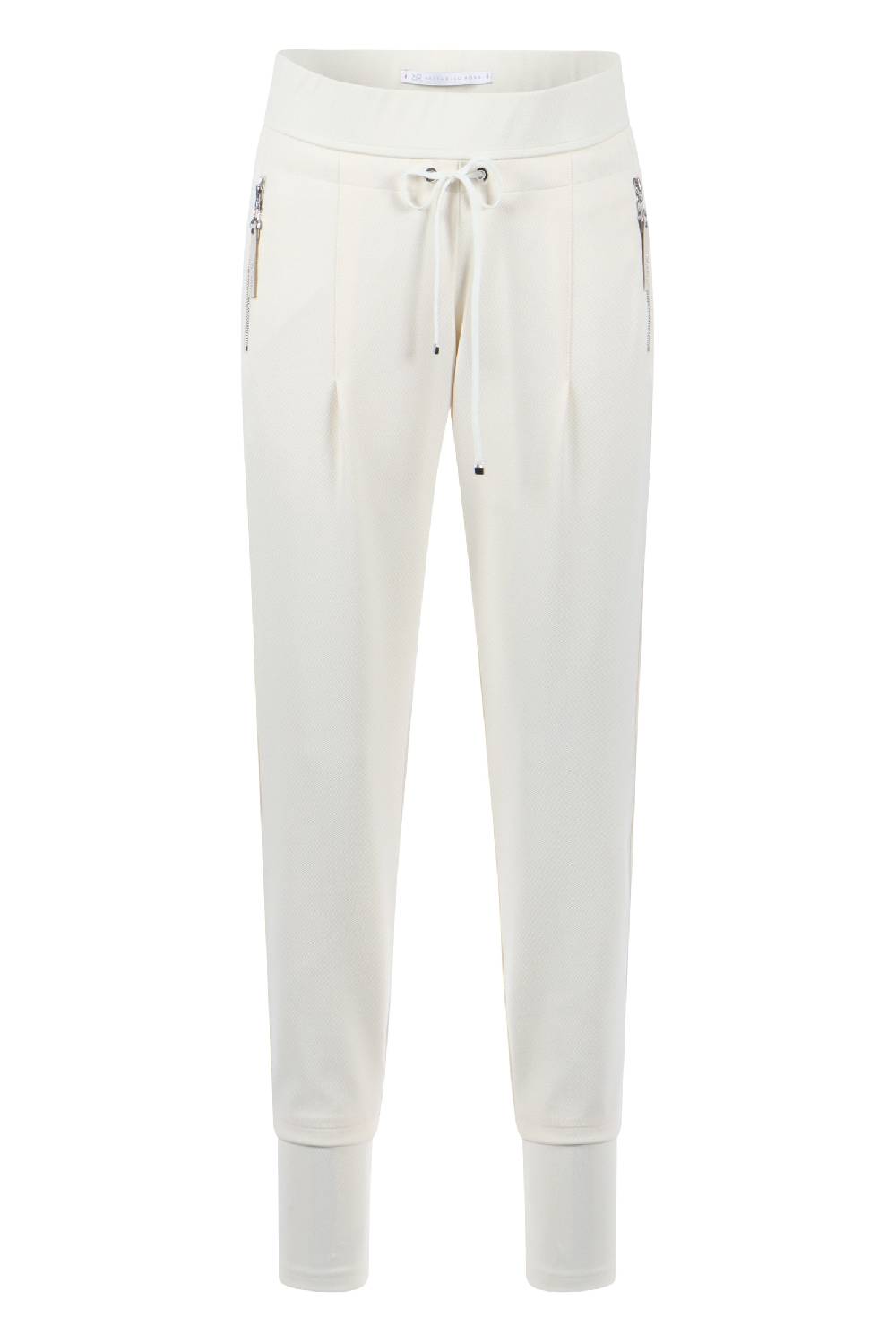 Raffaello Rossi Joggpant Relaxed verkürzt -7/8 Mid Waist weiß: CANDY O Fabrikverkauf