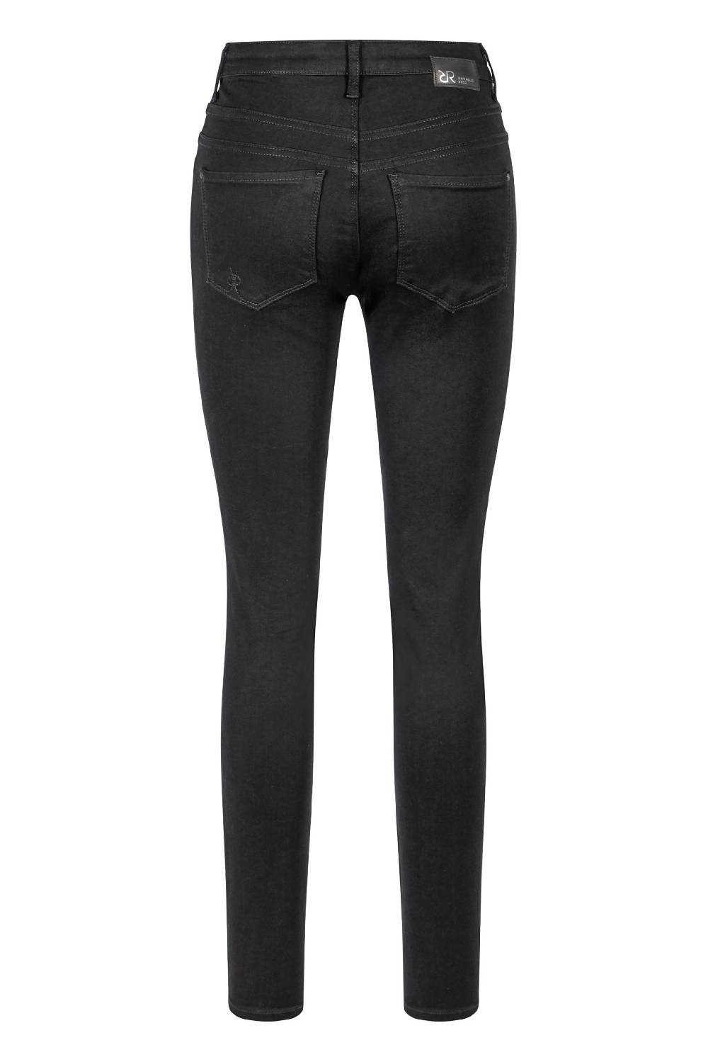 Raffaello Rossi 5-Pocket Skinny lang Mid Waist schwarz: AMAL Rabatt