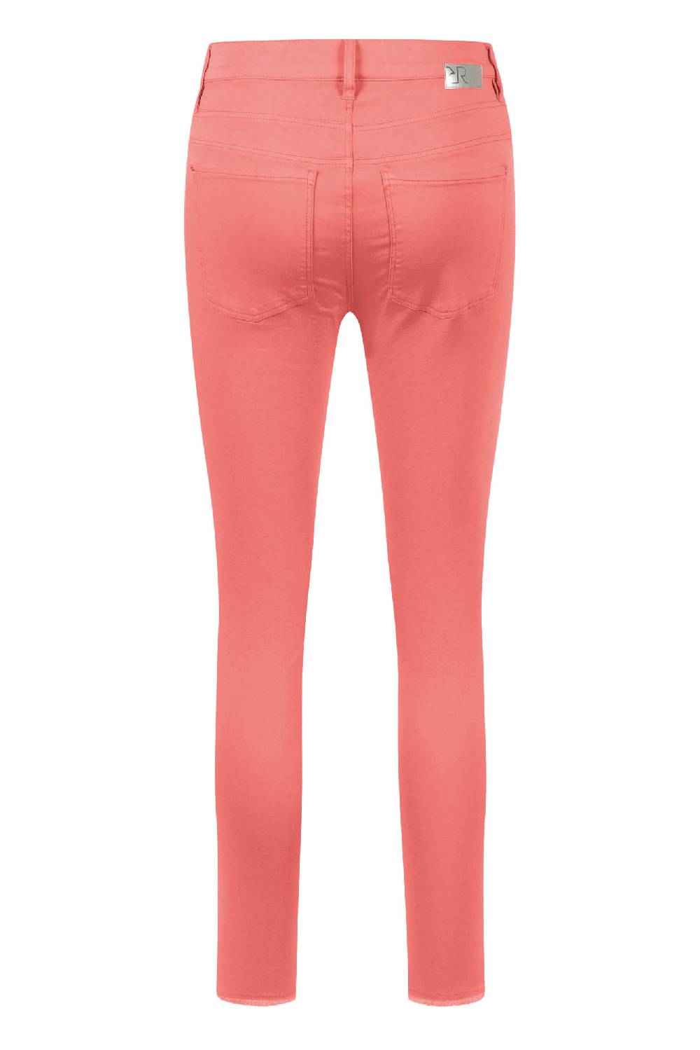 Raffaello Rossi 5-Pocket Slim verkürzt -7/8 Mid Waist rot: AMAL 7/8 Versandkostenfrei